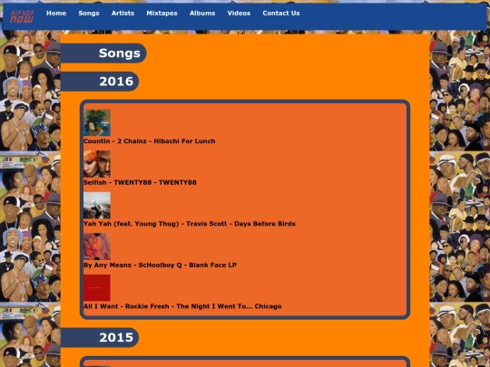 songs screenshot