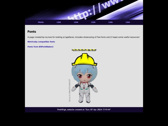 fonts screenshot