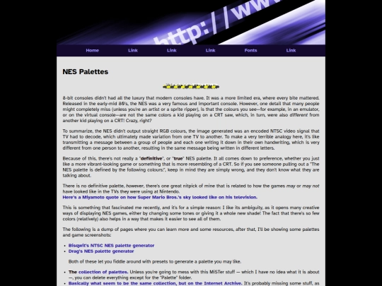 nespalettes screenshot