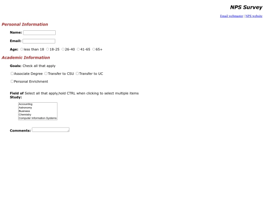 Forms screenshot