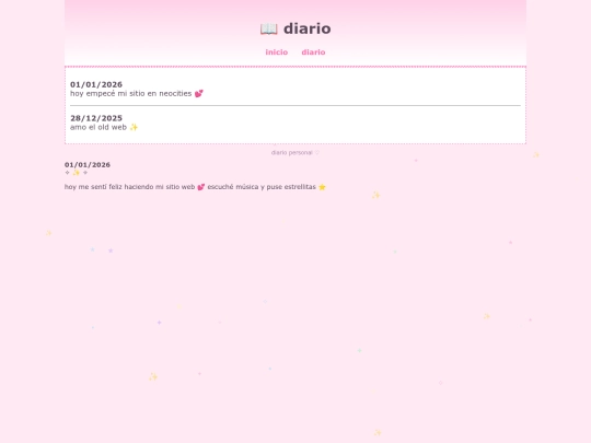 diary screenshot