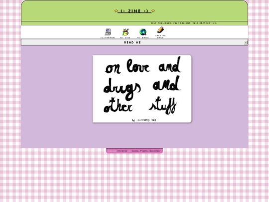 sadzine screenshot