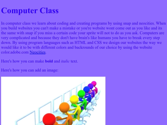 Computerclass screenshot