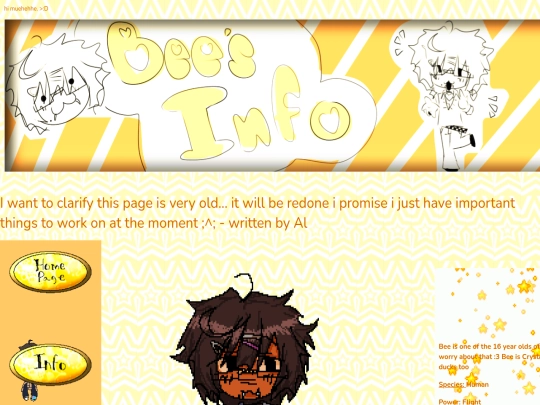 CHARS; MAIN 6/Bee XP/beeinfo screenshot