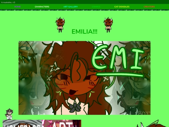 CHARS; MAIN 6/emi>0</Emilia screenshot
