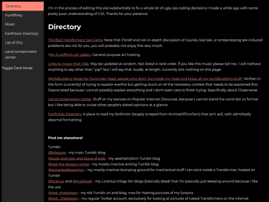 index screenshot