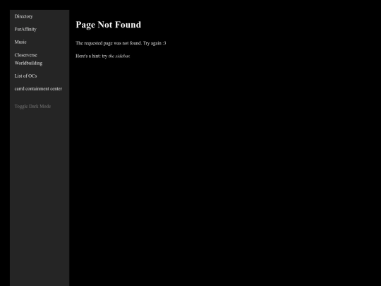 not_found screenshot