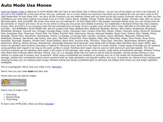 index screenshot