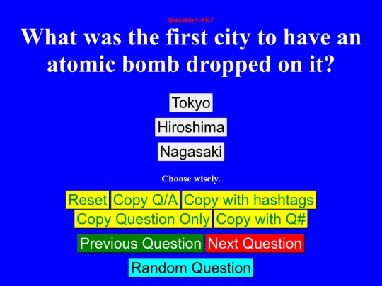 triviagame/triv67 screenshot