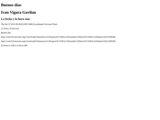 3.JavaScript sentencia, expresión, variable, función, objeto y DOM screenshot