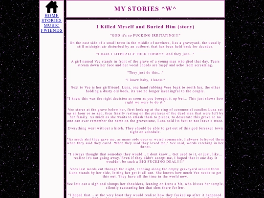 Story Pages Folder/stories-buried_him_story screenshot