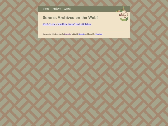 archive screenshot