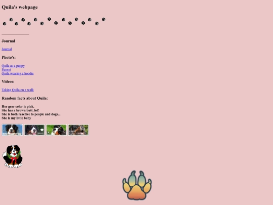 Quila page screenshot