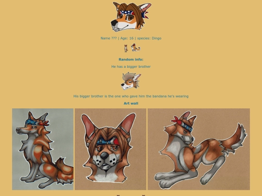 original character/Dingo screenshot