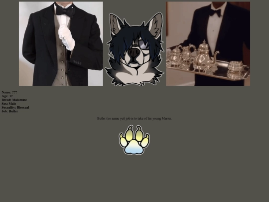 original character/butler screenshot