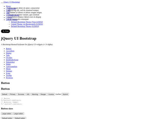 jquery/components screenshot
