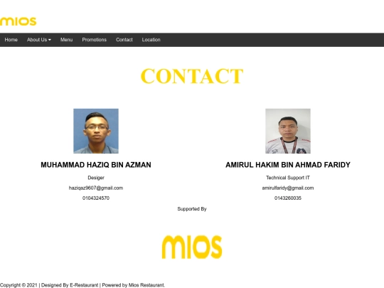 contact screenshot