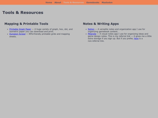 resources screenshot