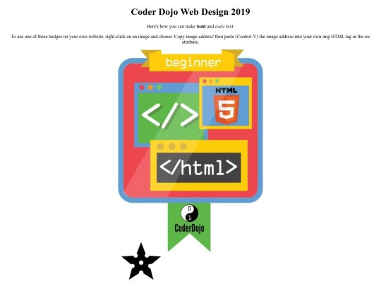 badges screenshot