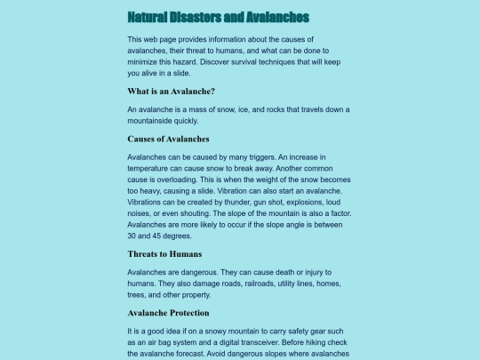 html_code/avalanche_index screenshot