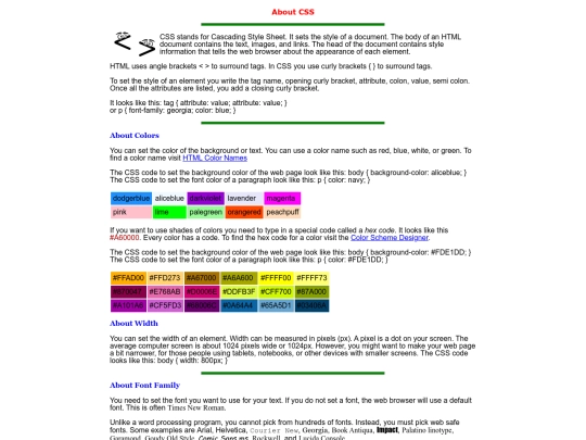 html_code/css_index screenshot