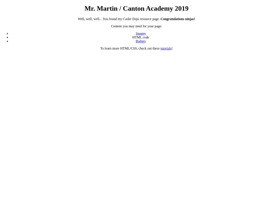 index screenshot