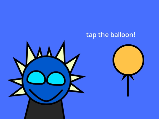 tap balloon screenshot