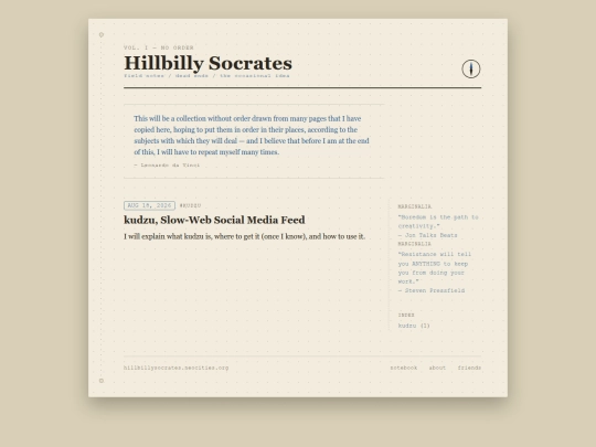 index screenshot