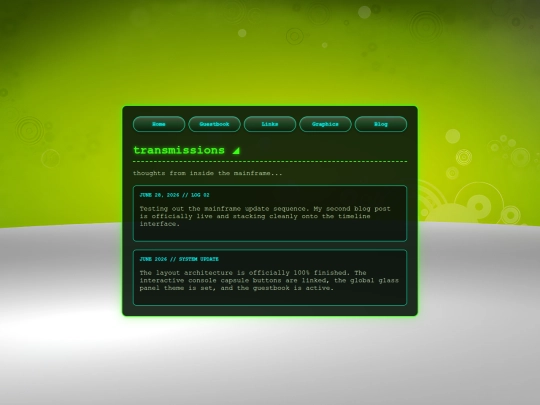 blog screenshot