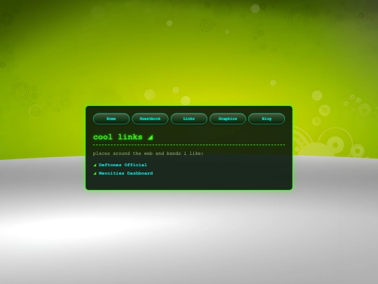 links screenshot