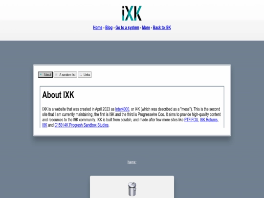 index screenshot