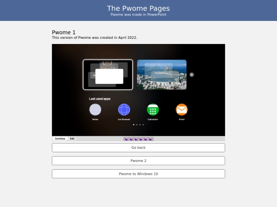 pwome/pwome1 screenshot