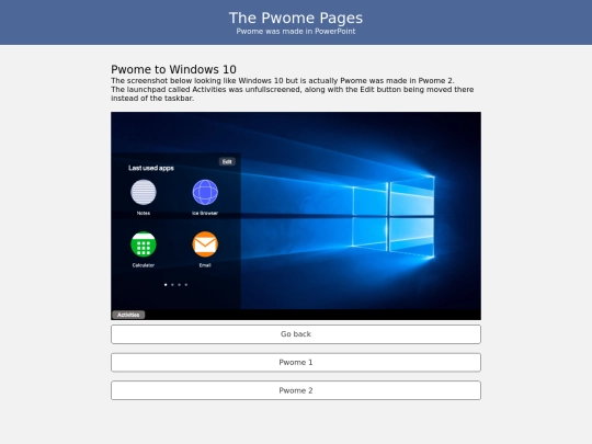 pwome/pwomeconversion screenshot