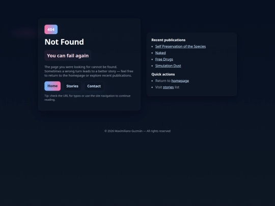 not_found screenshot