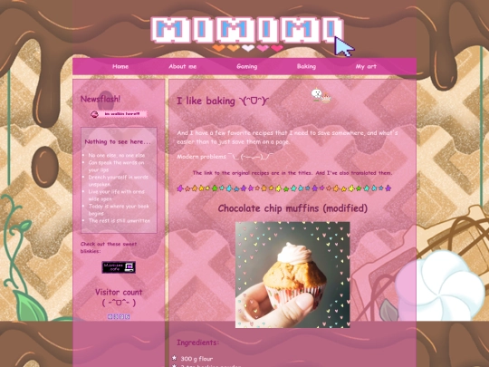 Baking screenshot