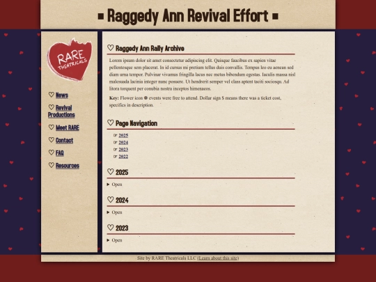 Resources/RaggedyAnnRally/Rally_Schedule_Archive screenshot
