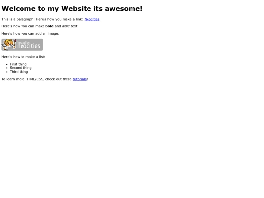 index screenshot