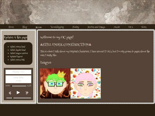 OCs screenshot