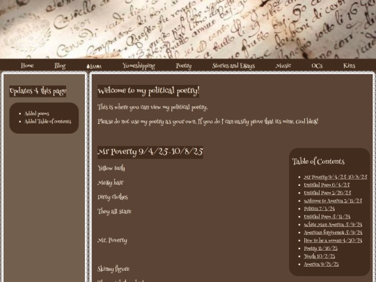 PoetryPolitical screenshot
