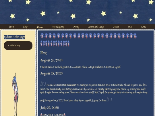 blog screenshot