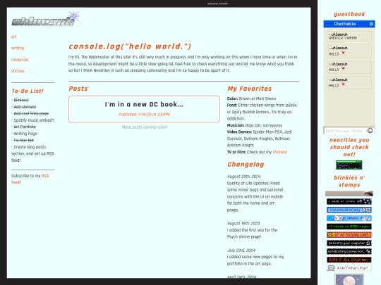 index screenshot