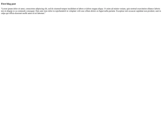 test screenshot