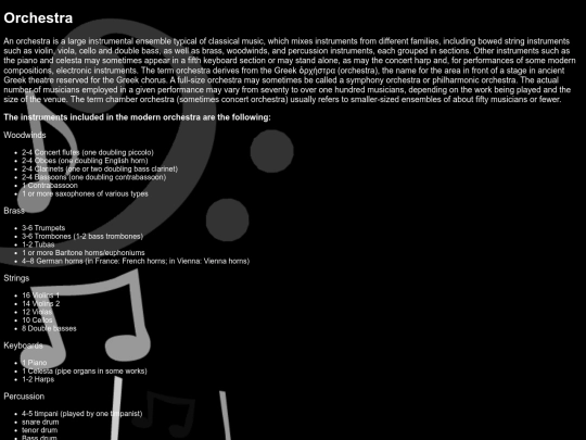 orchestra screenshot
