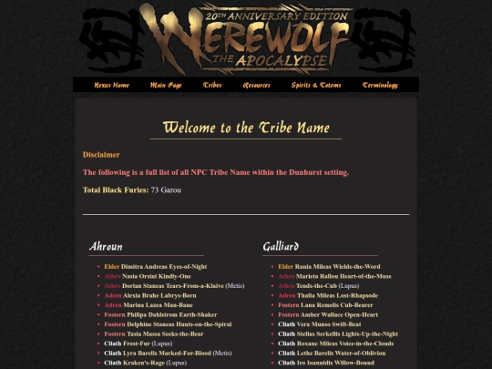 werewolf/black-furies screenshot