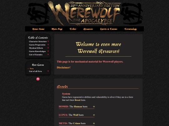 werewolf/resources screenshot
