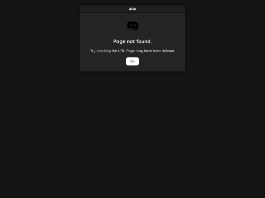 not_found screenshot