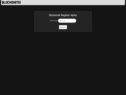 register screenshot