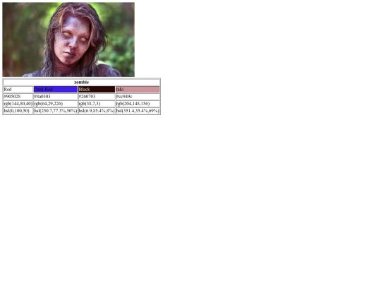 colortable screenshot