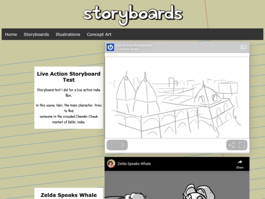 Storyboards screenshot