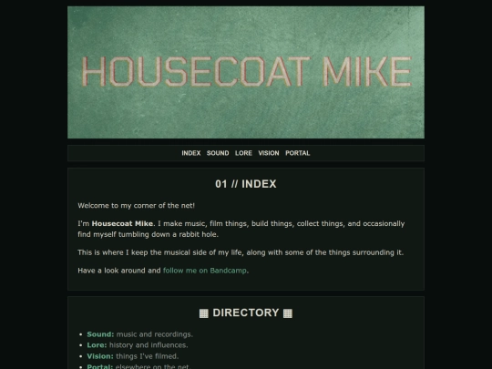 index screenshot